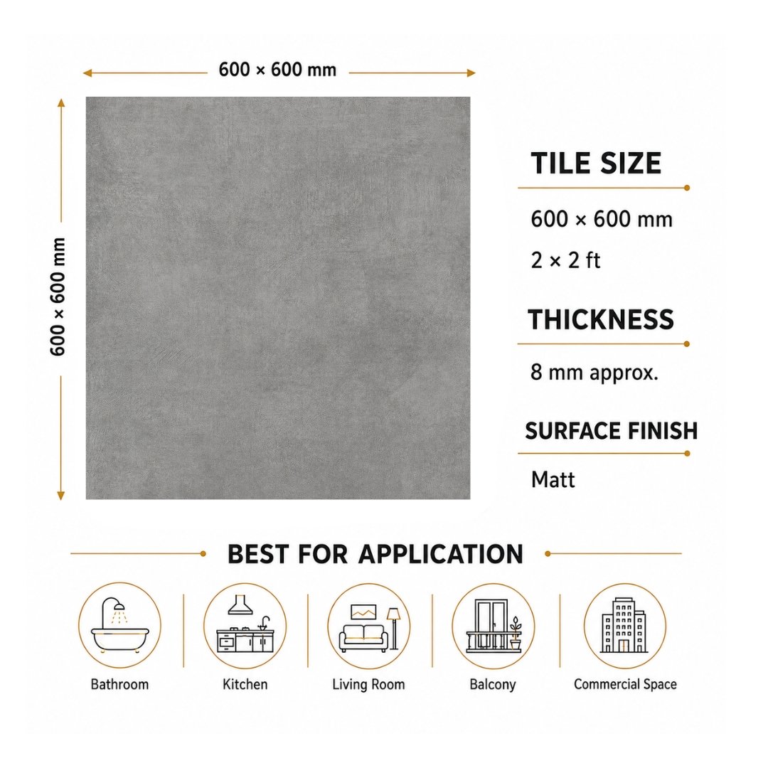 AL 1513 Plain and texture Bathroom Tiles - My Home Studio